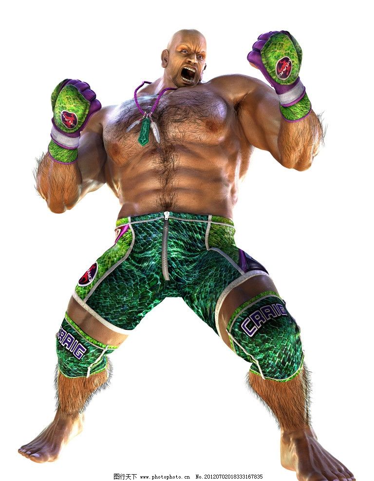 铁拳 格斗 游戏 原画 人物 动漫人物 动漫动画 设