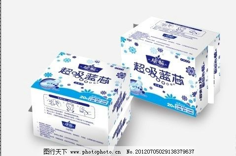 卫生巾展开图用品,软包装图片女人国外a用品平面设计系列毕业设计图片