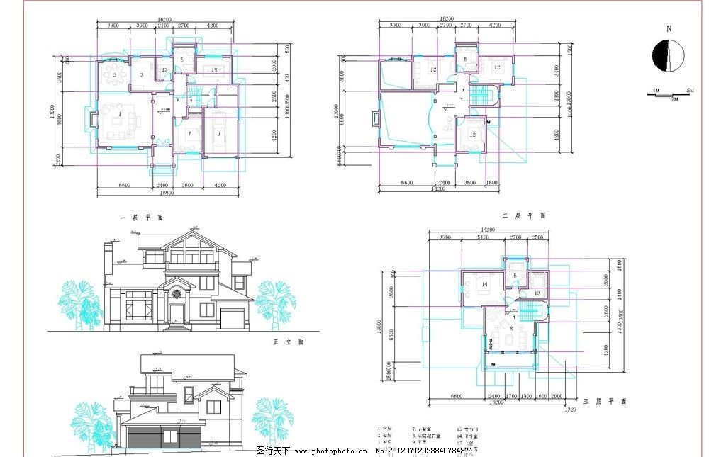 欧式L型三层别墅户型图 豪华别墅建筑施工图 别墅施工图 欧式别墅 现代别墅 住宅别墅 三层别墅 别墅建筑 三层别墅CAD施工图 CAD图纸 CAD素材库 CAD素材 施工图纸 CAD设计图 源文件 CAD