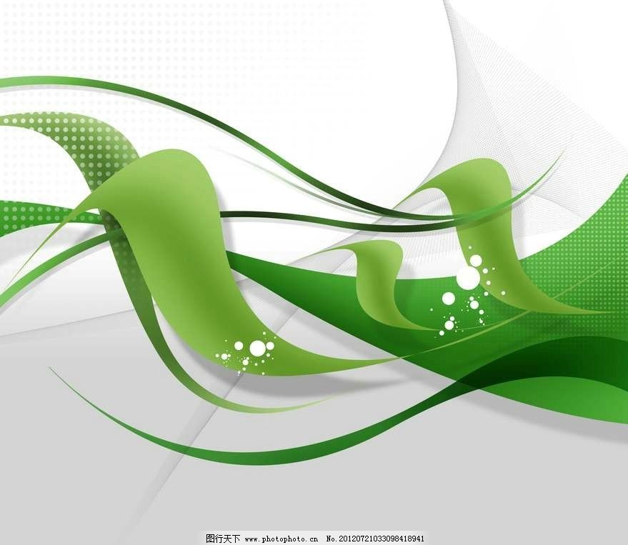 彩带背景抽象线条图片,彩条 绿色 网格 格子 条