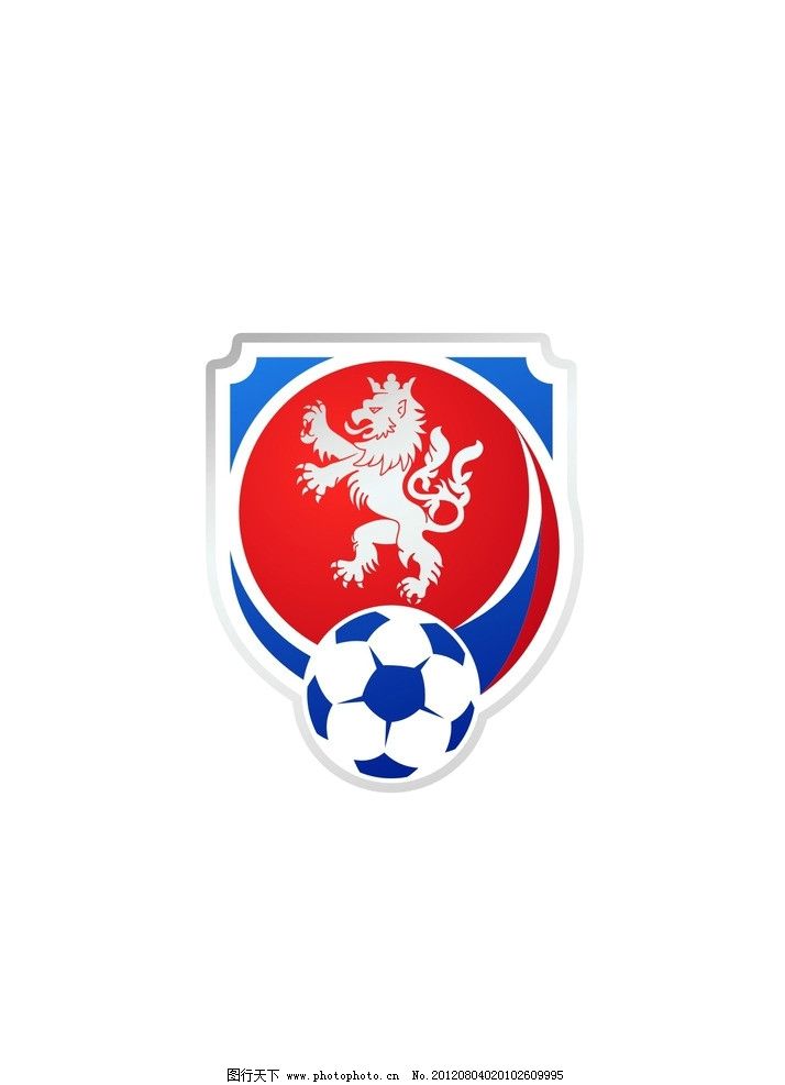 世界部分国家足球队队徽之捷克图片,新队徽 矢