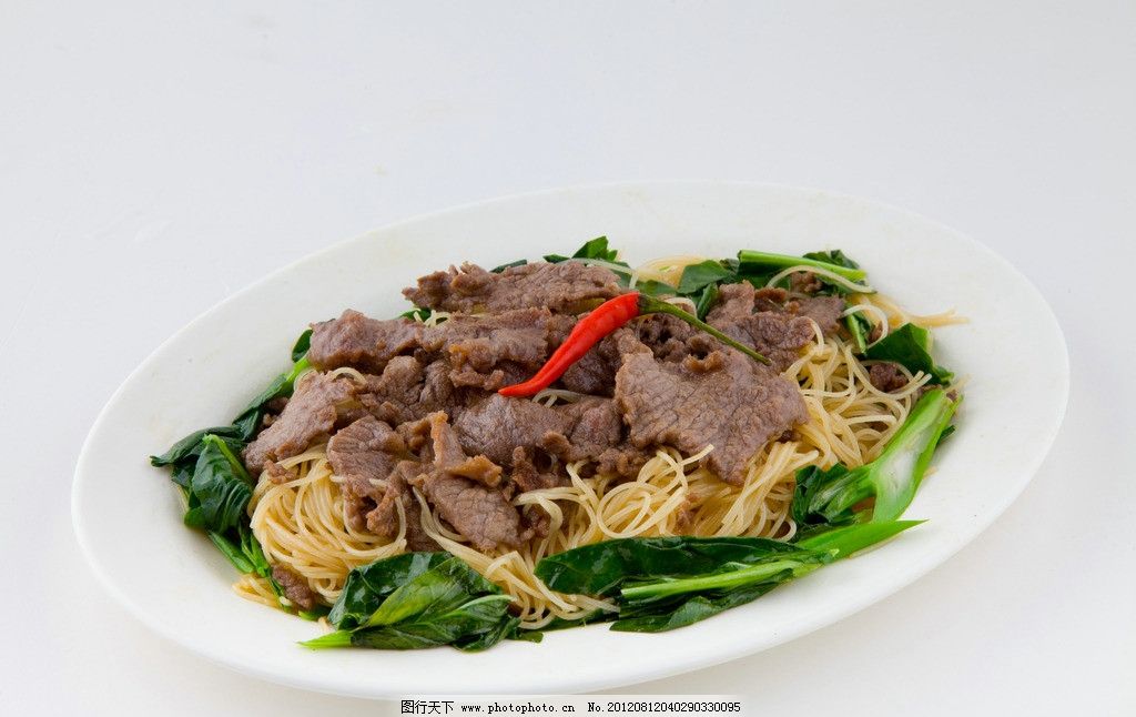 牛肉炒米粉图片