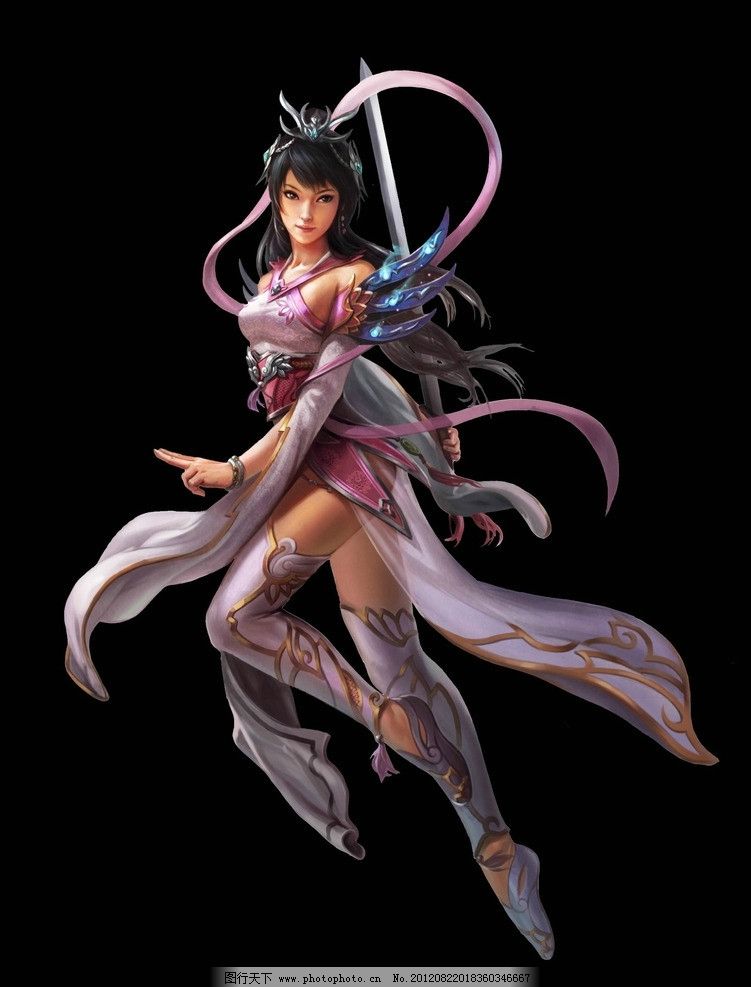 动漫人物 动漫动画 设计 cg人物 仙侠 游戏美女 游戏人物 游戏角色