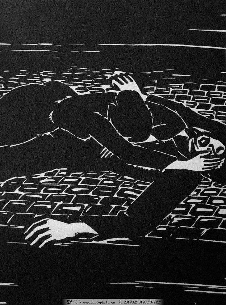 [转载]休闲木刻版画的生活(转载)彩色木版画