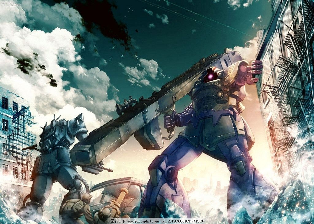 有本日本动画是类似高达的机甲跟怪物打的,求片名!