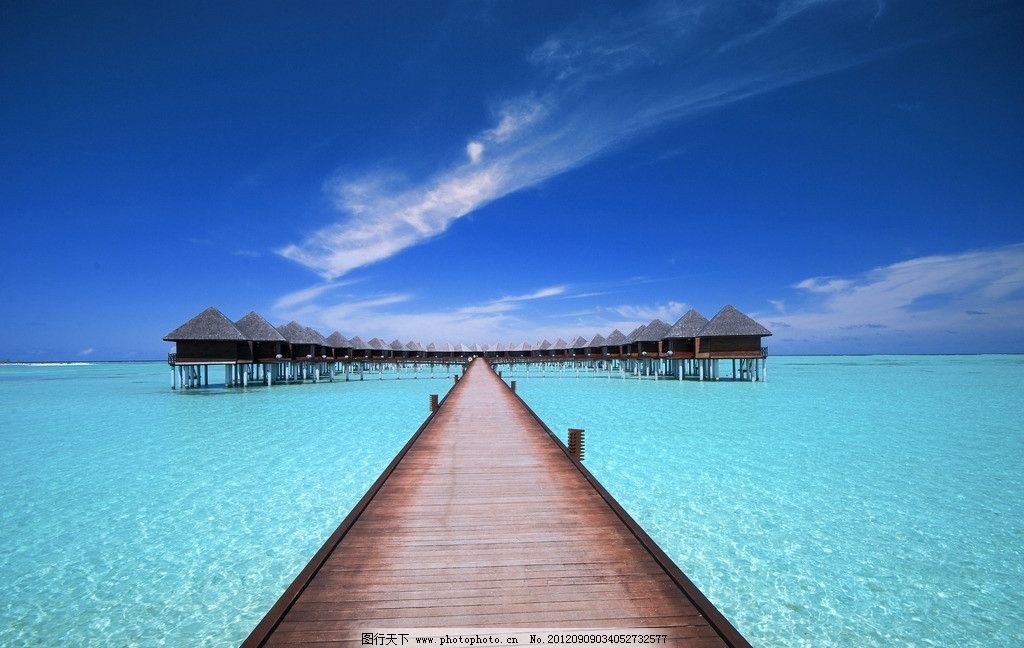 马尔代夫水屋图片