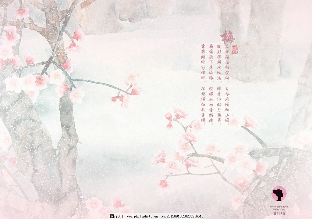 盘子女人坊影集模板 《梅》图片