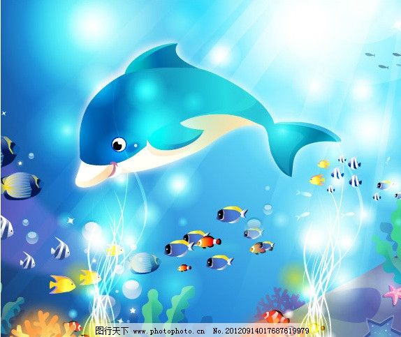海豚嬉戏 海底世界 可爱 海豚 嬉戏 鱼类 海水 蓝色 鱼 珊瑚 水菜 热带鱼 海豚家族 海洋生物 海底风光 珊瑚虫 海水阳光 海洋鱼 大海 海洋 小丑鱼 海星 宣传 卡通 艺术画 现代画 家居画 简约画 创意画 绘画 美术 框画 壁画 室内设计画 美术绘画 书房画 客厅画 文化艺术 室内设计矢量 生物世界 矢量 AI