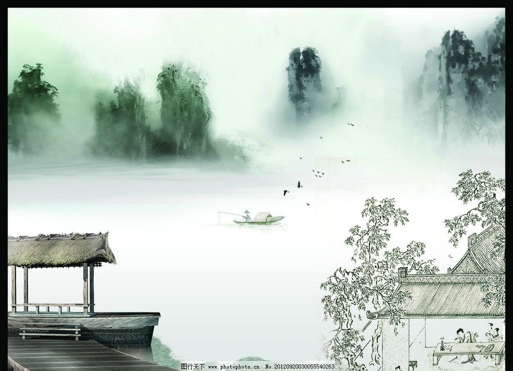 古典背景 古典文化 古代背景 古典展板 中国风背景 中国风 文化展板 古典 古文化 文化背景 古风景 古蕴 梅花 水墨画 水墨背景 山水 荷尔蒙花 小船 垂柳 桥 花枝 诗句 古景 古代风景 古代人物 山峰 水墨风景 背景底纹 花草 海报设计 广告设计模板 源文件 80DPI PSD