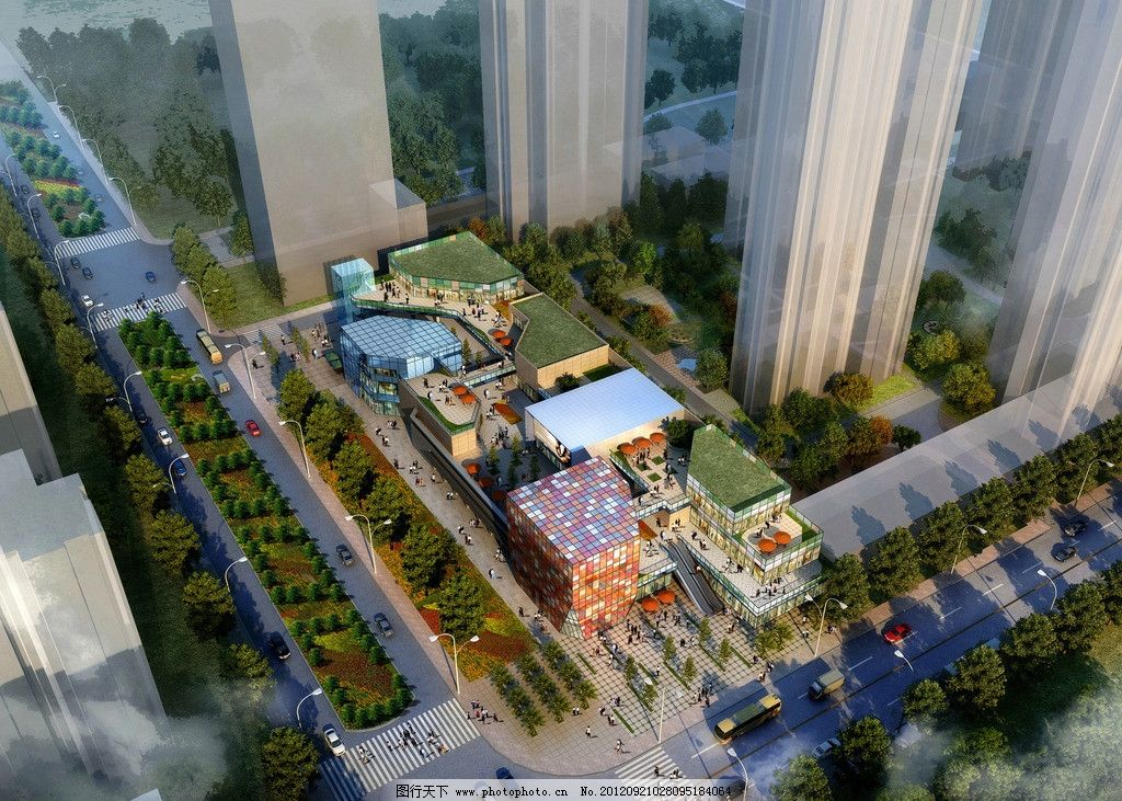 商业街效果图 商业街鸟瞰图 建筑 效果图 现代 建筑效果图 高楼大厦 环境设计 园林设计 园林景观 景观设计 城市效果图 城市景观 建筑蓝图 建筑工程 商业效果图 商业街设计 模型 楼盘 楼宇 楼群 楼房 楼阁 建筑花园 建筑园林 地产 街道 商场入口 电梯 路灯 人群 房地产 房地产设计效果图 园林建筑景观鸟瞰图 建筑设计 设计 72DPI JPG