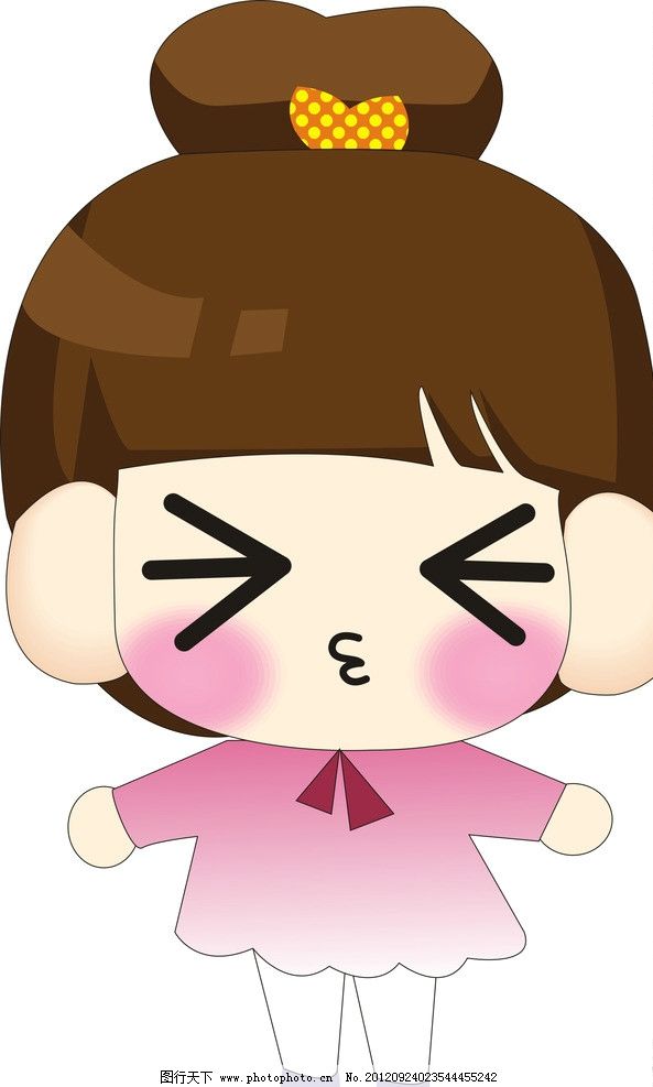 可爱女生 儿童人物 卡通女孩 可爱小女孩 小女孩 儿童幼儿 矢量人物