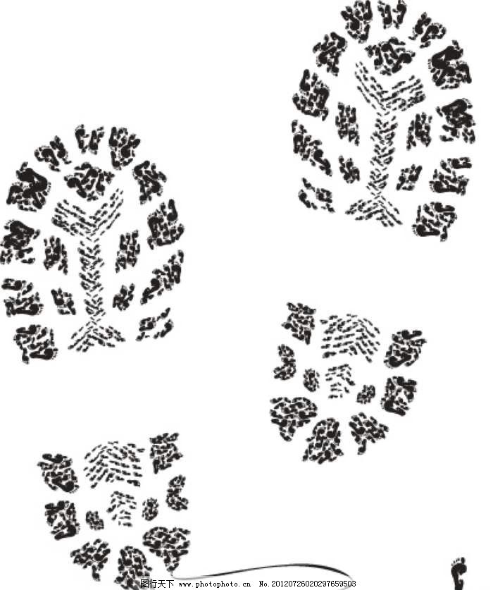 足迹脚印,足迹,脚印,鞋印,线条,花纹,条纹,花样,卡通,漫画,底纹,图案,背景,矢量背景底纹素材,底纹背景,底纹边框,矢量,AI