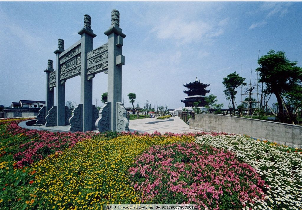 江滨公园的风景图片图片
